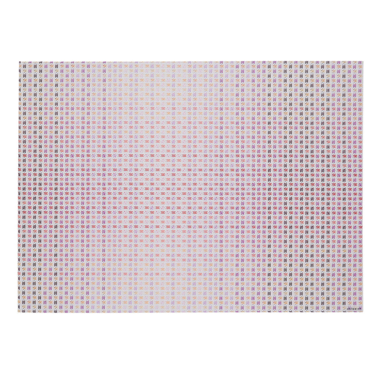 Sorbet Placemats in Dark Brown With Shades of Warm Pink and Golden Brown