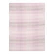 Sorbet Woven Floor Mat in Dark Brown With Shades of Warm Pink and Golden Brown