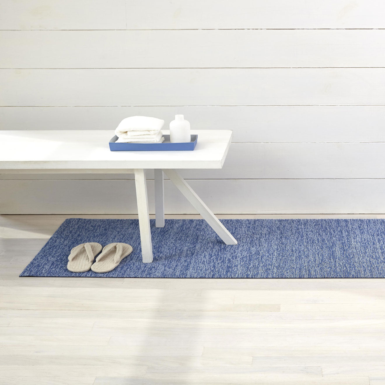 Heathered Shag Mats - Cornflower Runner