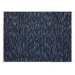 Indigo Placemats in Dark Navy Blue Base with White, Lavender and Cool Green Accents