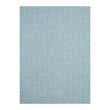Mint Woven Floor Mat in Muted Midtone Blue Green Base with White, Lavender and Cool Green Accents