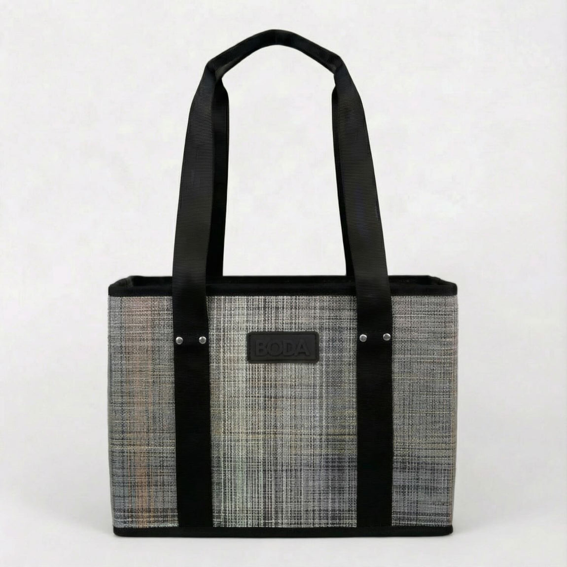 Boda Market Tote - Plaid - Multi View 1