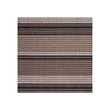 Chilewich striped woven mat with textured terrastrand yarn surface, featuring modern linear design and durable finish.