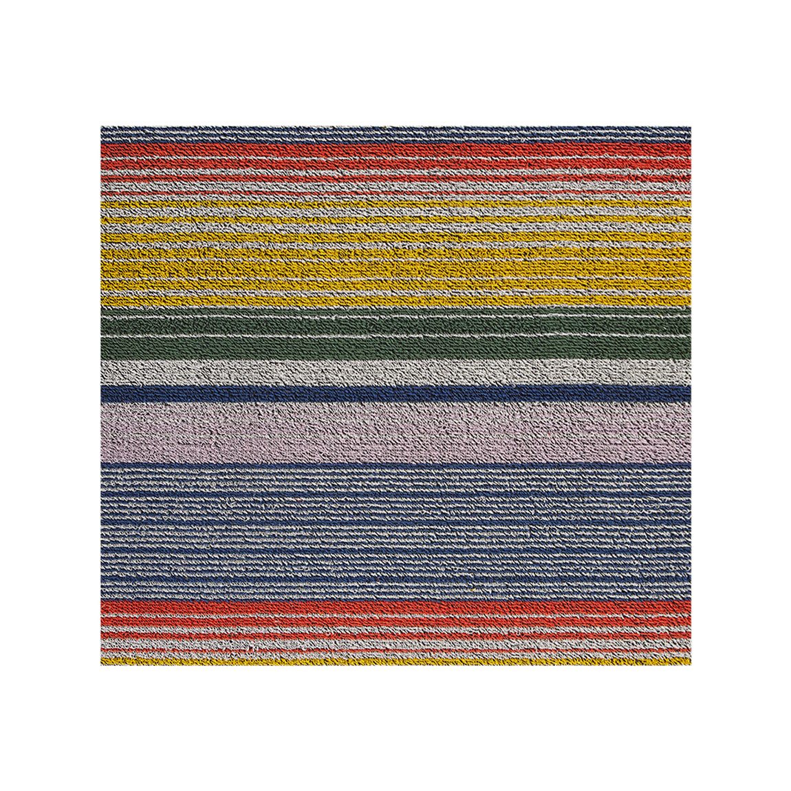 Pop Stripe Shag Mat Samples - Multi View 1