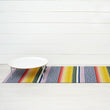 Pop Stripe Shag Mats - Multi Runner