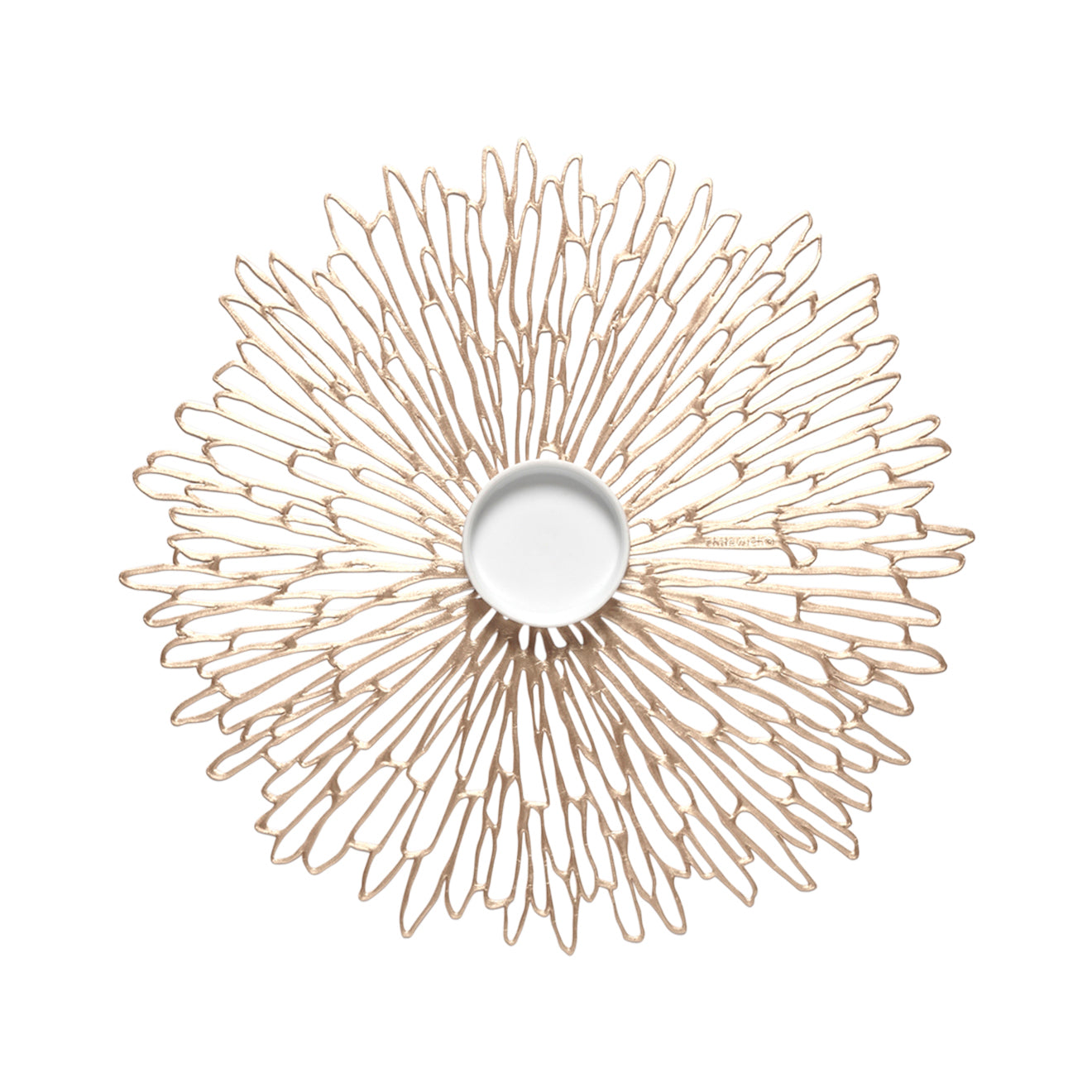 chilewich Bloom Placemats Placemats Champagne