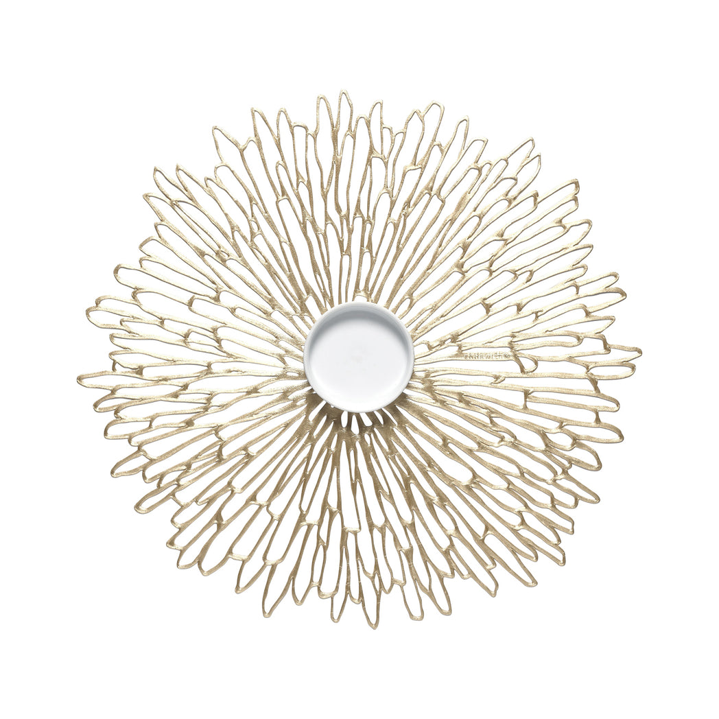 15.2'' x 15.7' Placemats in Bright Metallic Gold