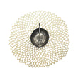 14.25'' x 15.25'' Placemats in Muted Metallic Gold