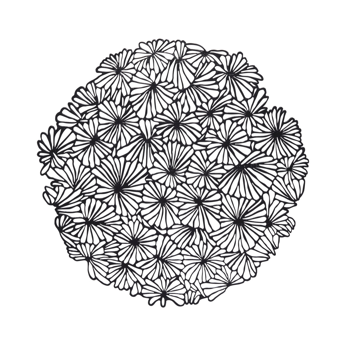 Daisy Placemats - Black