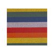 Multi Shag Mat in Mix of Red, Orange, Yellow, Green, Blue and Lavender