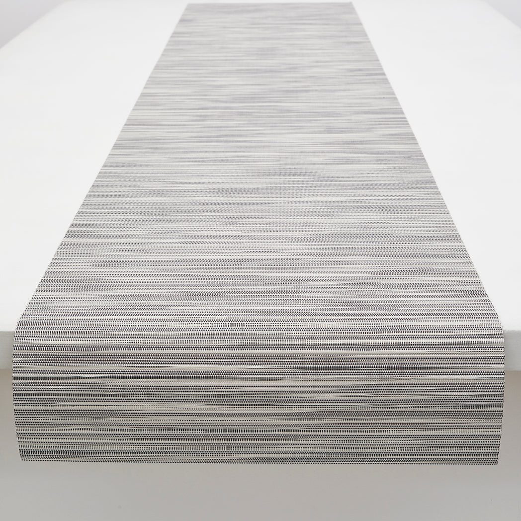 Rib Weave Table Runners - Pearl With Prop