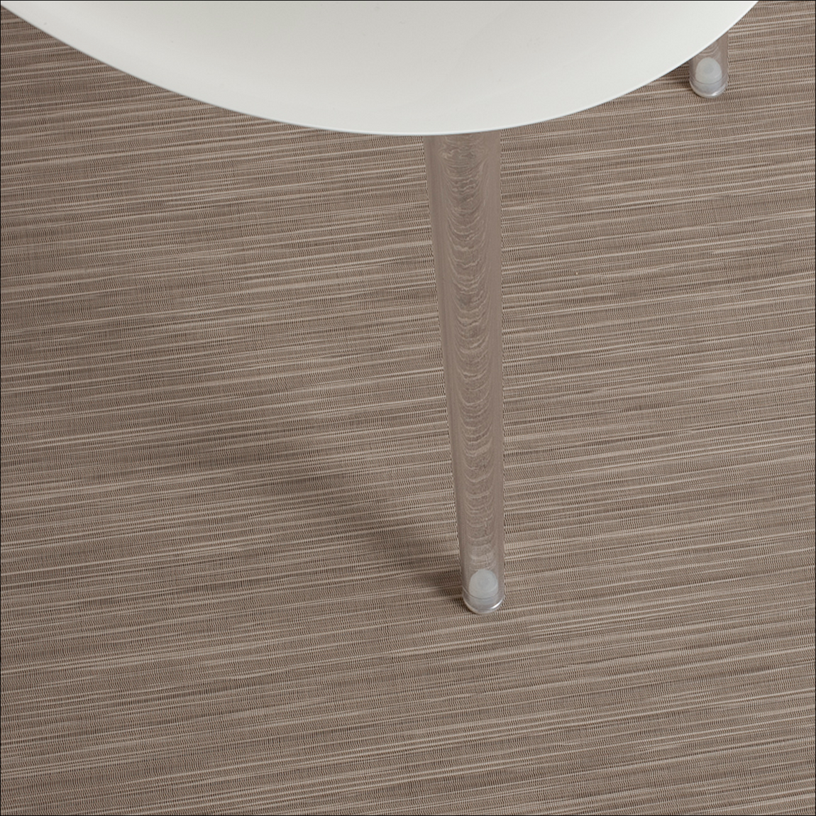 Rib Weave Installed Flooring - Coconut