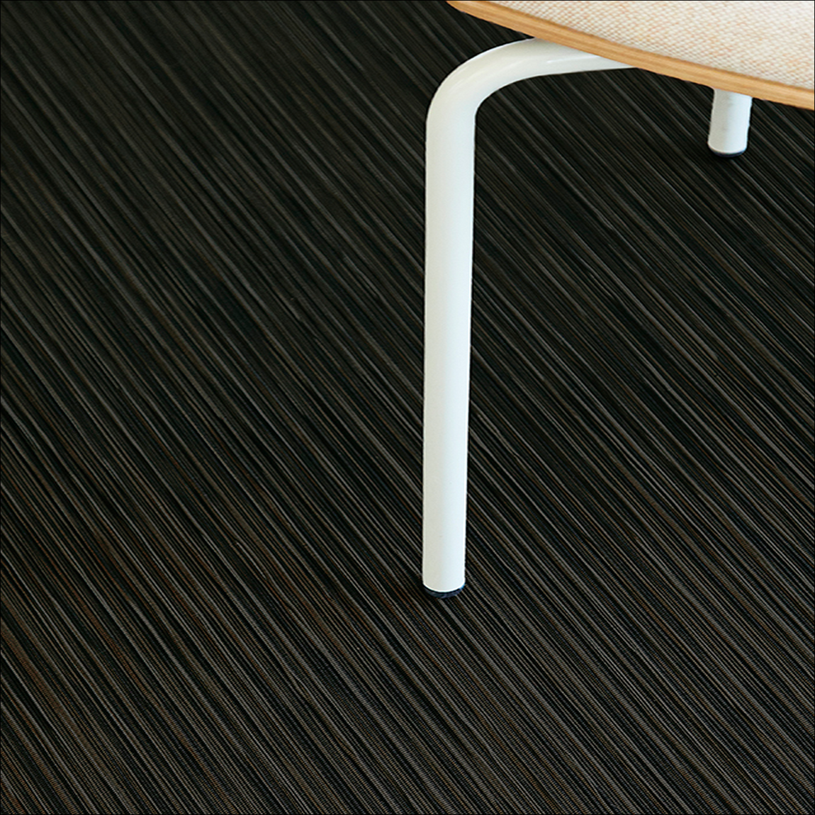 Rib Weave Installed Flooring - Lead