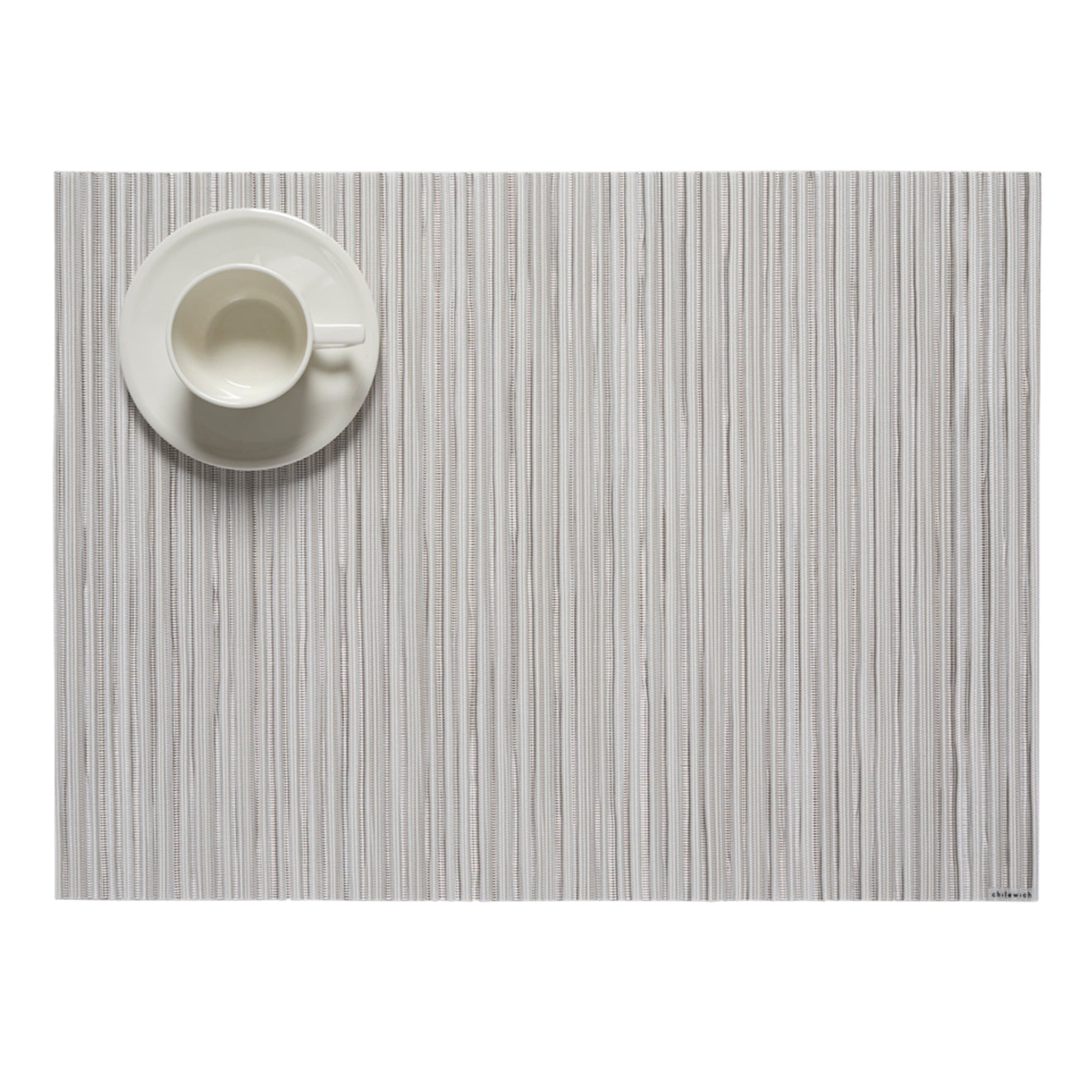 Rib Weave Placemats - Birch With Prop