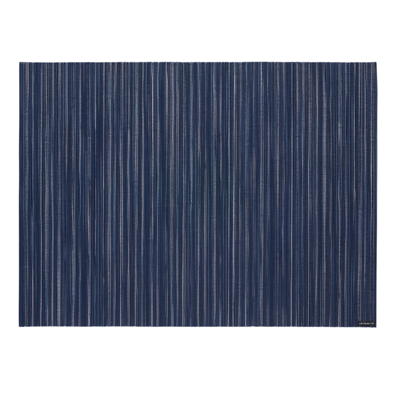 Indigo Placemats in Dark Navy With Subtle Light Blue and White Accents