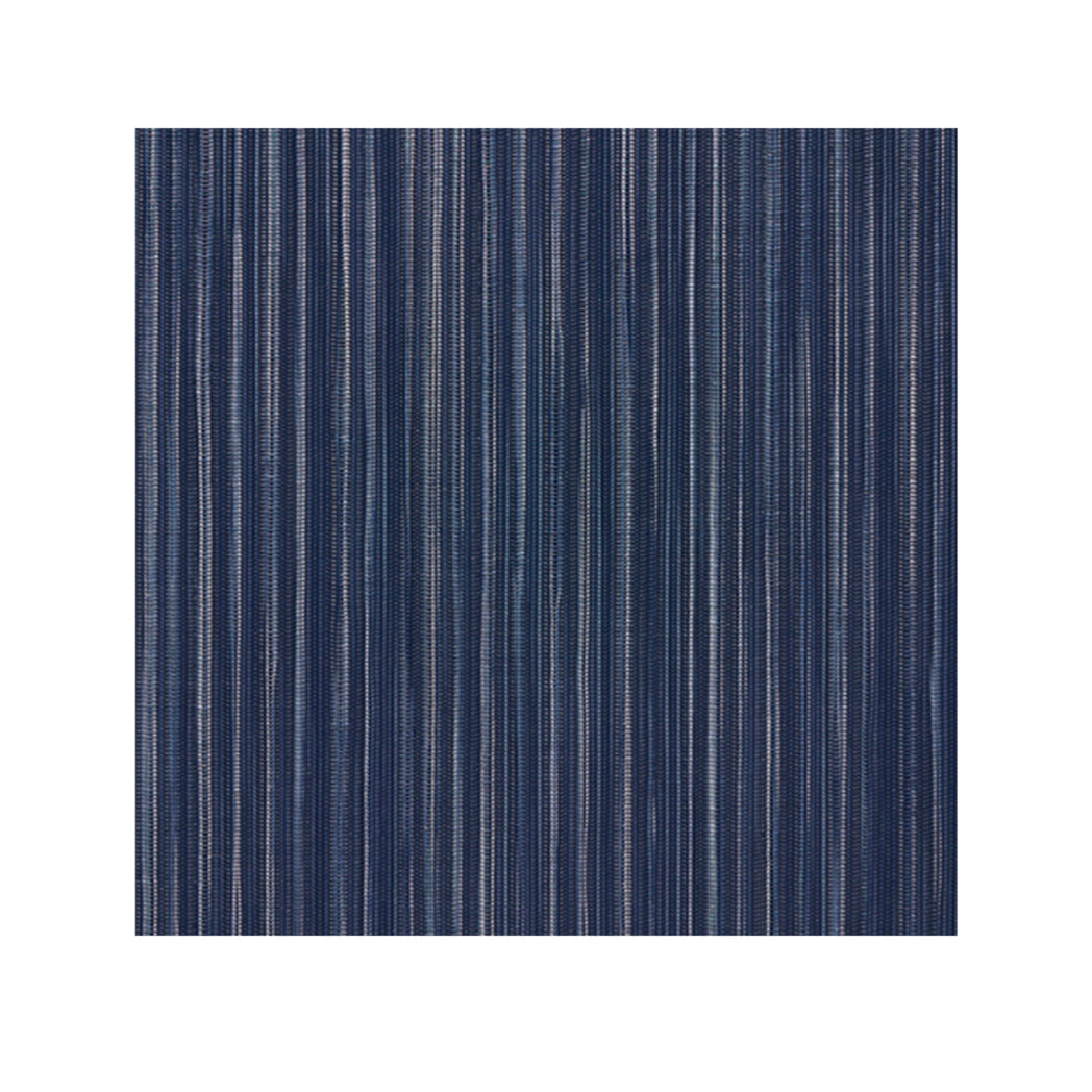Indigo Woven Floor Mat in Dark Navy With Subtle Light Blue and White Accents
