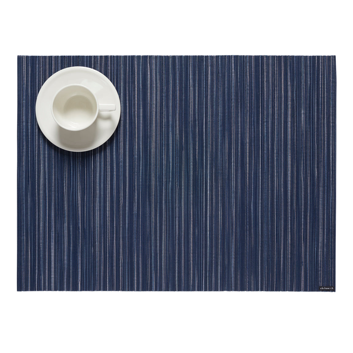Rib Weave Placemats - Indigo View 1