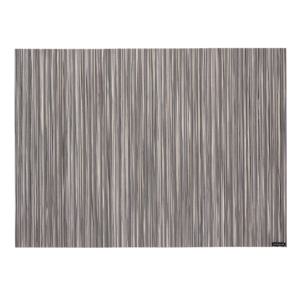 Pearl Placemats in Dark Warm Grey With Metallic White