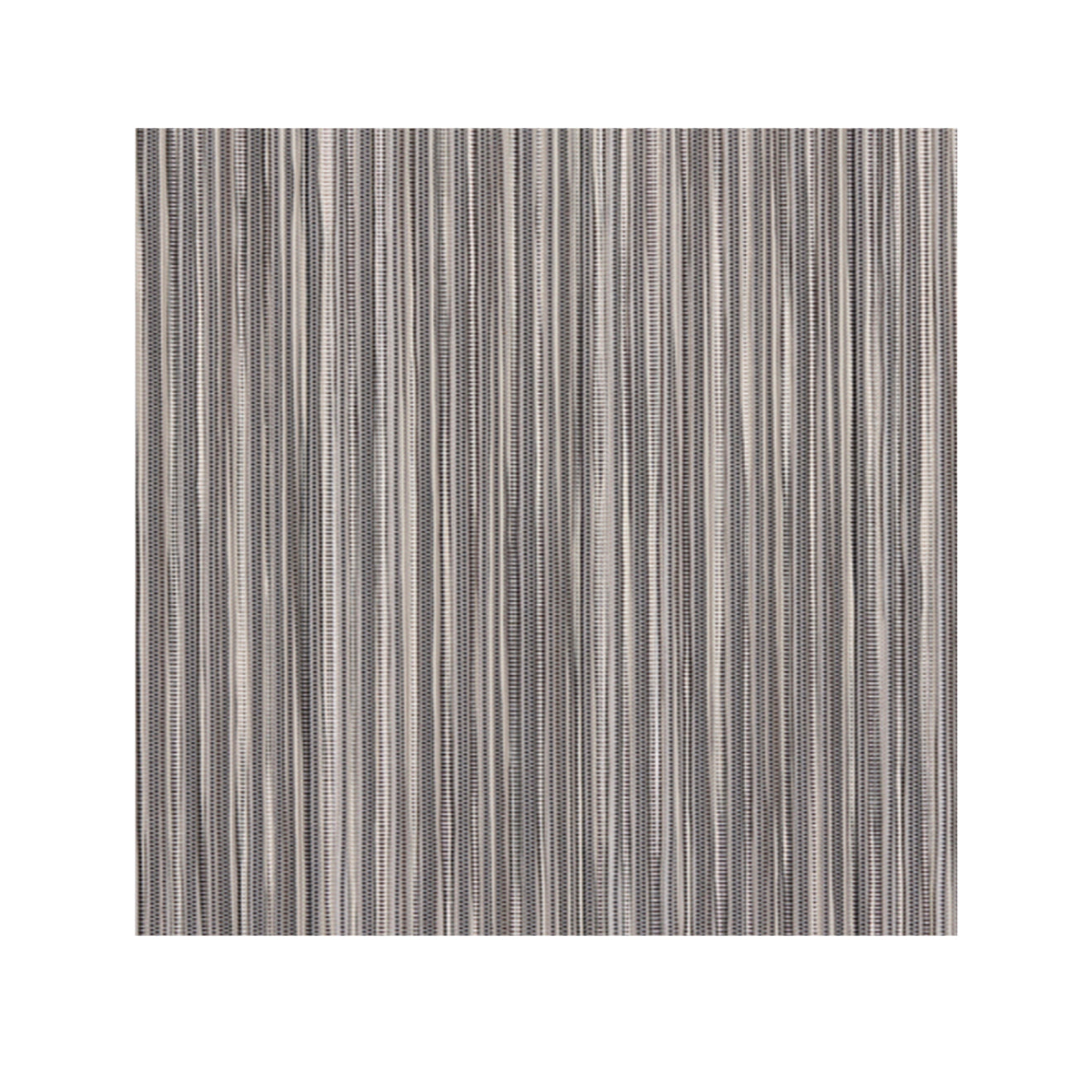 Pearl Woven Floor Mat in Dark Warm Grey With Metallic White