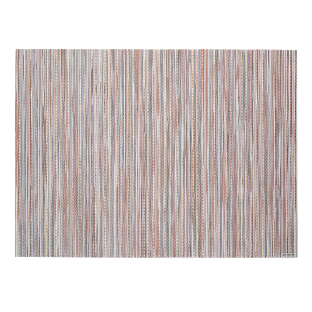 Spice Placemats in Multicolor With Orange, Lavender, Green and Metallic White