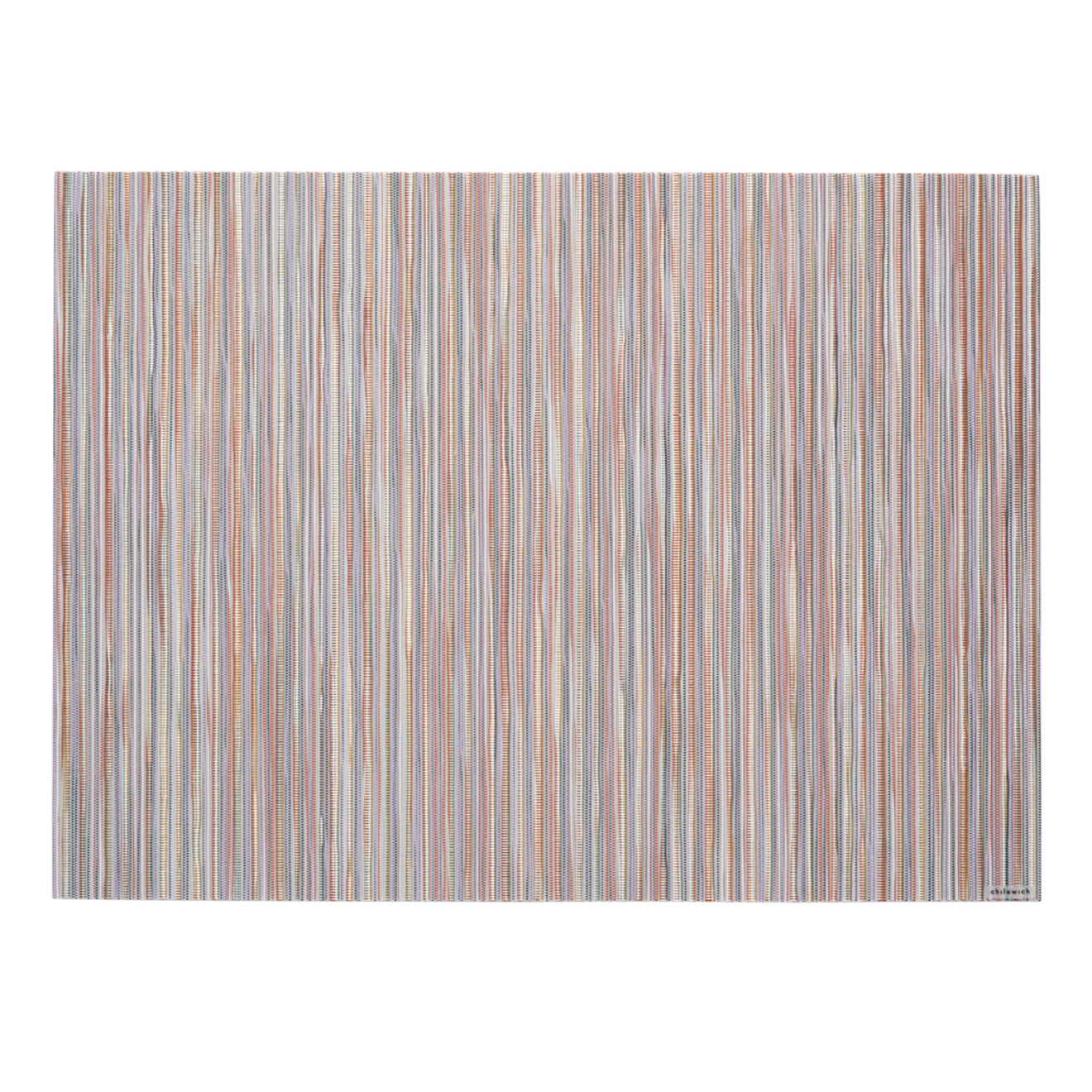 Spice Placemats in Multicolor With Orange, Lavender, Green and Metallic White