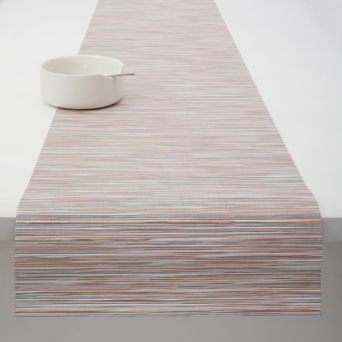 14'' x 72'' Table Runners in Multicolor With Orange, Lavender, Green and Metallic White