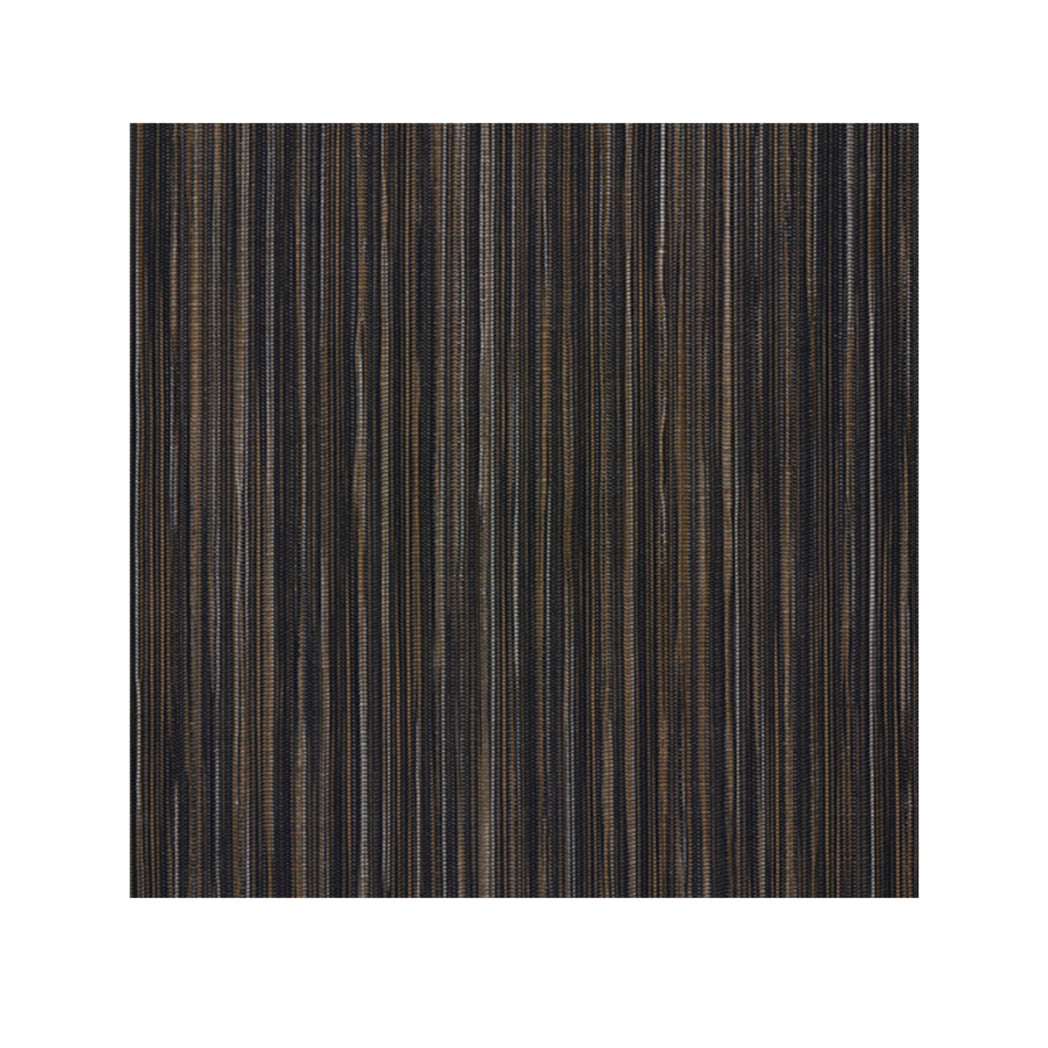 Tiger Eye Woven Floor Mat in Black with Warm Tan Accents