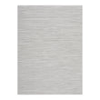 Birch Woven Floor Mat in Light Greige With Metallic White