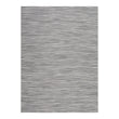 Pearl Woven Floor Mat in Dark Warm Grey With Metallic White