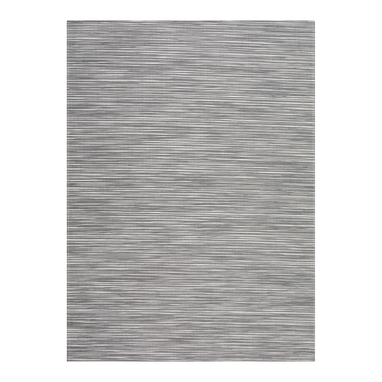 Pearl Woven Floor Mat in Dark Warm Grey With Metallic White