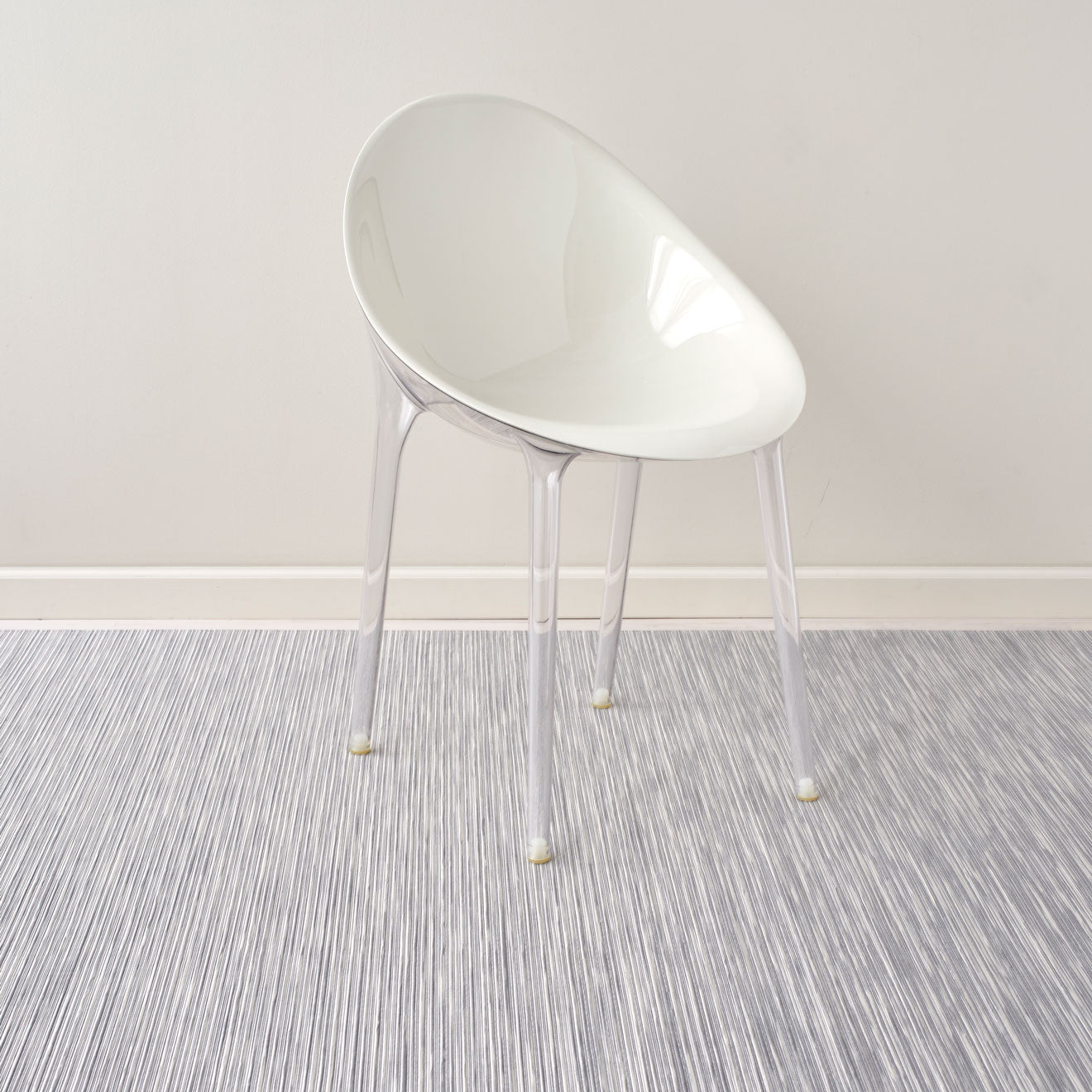 Rib Weave Rugs - Pearl With Prop