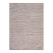 Spice Woven Floor Mat in Multicolor With Orange, Lavender, Green and Metallic White