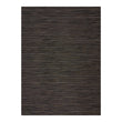 Tiger Eye Woven Floor Mat in Black with Warm Tan Accents