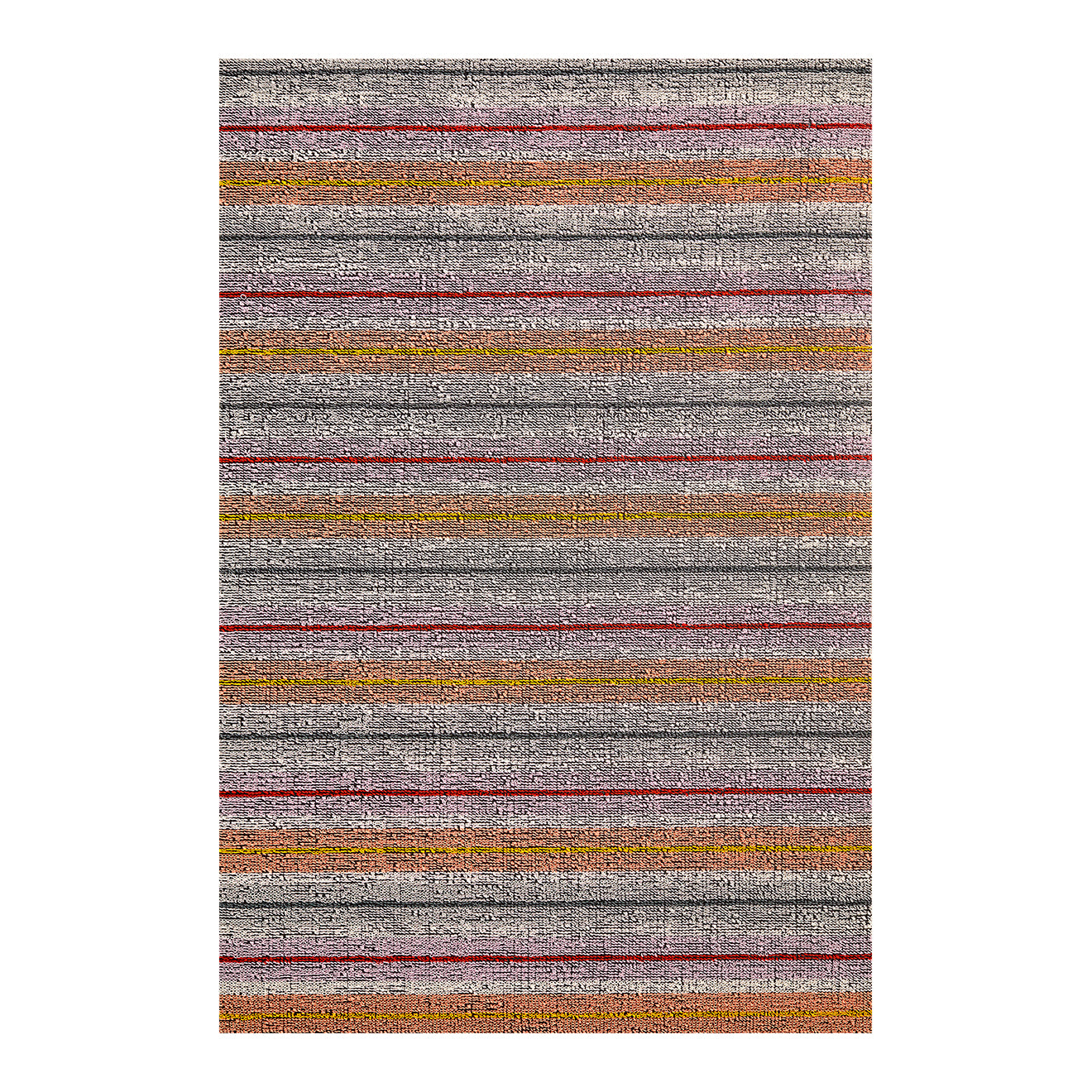 Rectangle Shag Mats in Mix of Lavender, Warm Pink, Cool Grey and White