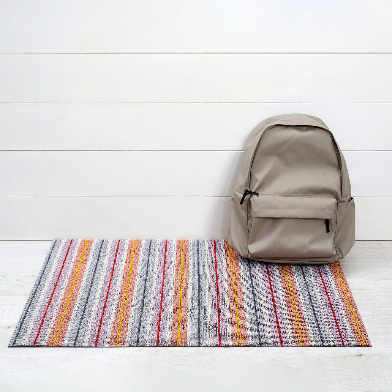 Ribbon Stripe Shag Mats - Bon Bon Utility Mat