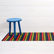 Ribbon Stripe Shag Mats - Limelight Runner