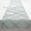 14'' x 72'' Table Runners in Muted Light Blue Green Base with Light Neutral Beige