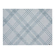 Sea Placemats in Muted Light Blue with White