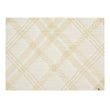 Wheat Placemats in Mustard with White