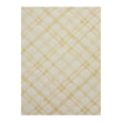 Wheat Woven Floor Mat in Mustard with White
