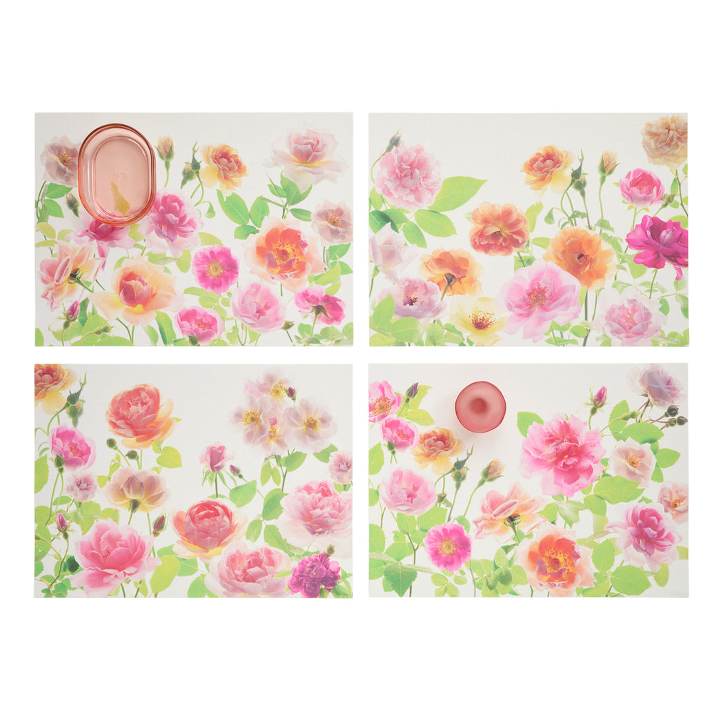 Roses in the Garden Placemats With Prop