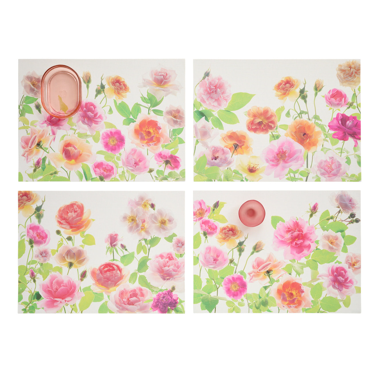 Roses in the Garden Placemats With Prop