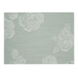 Abalone Placemats in Muted Light Blue Green with White