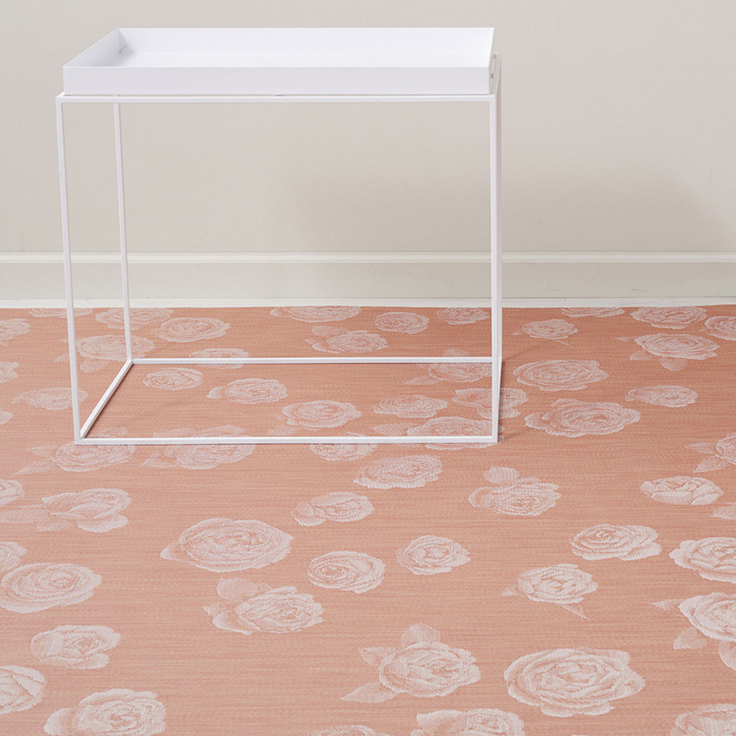 Rosette Rugs - Burnt Coral With Prop