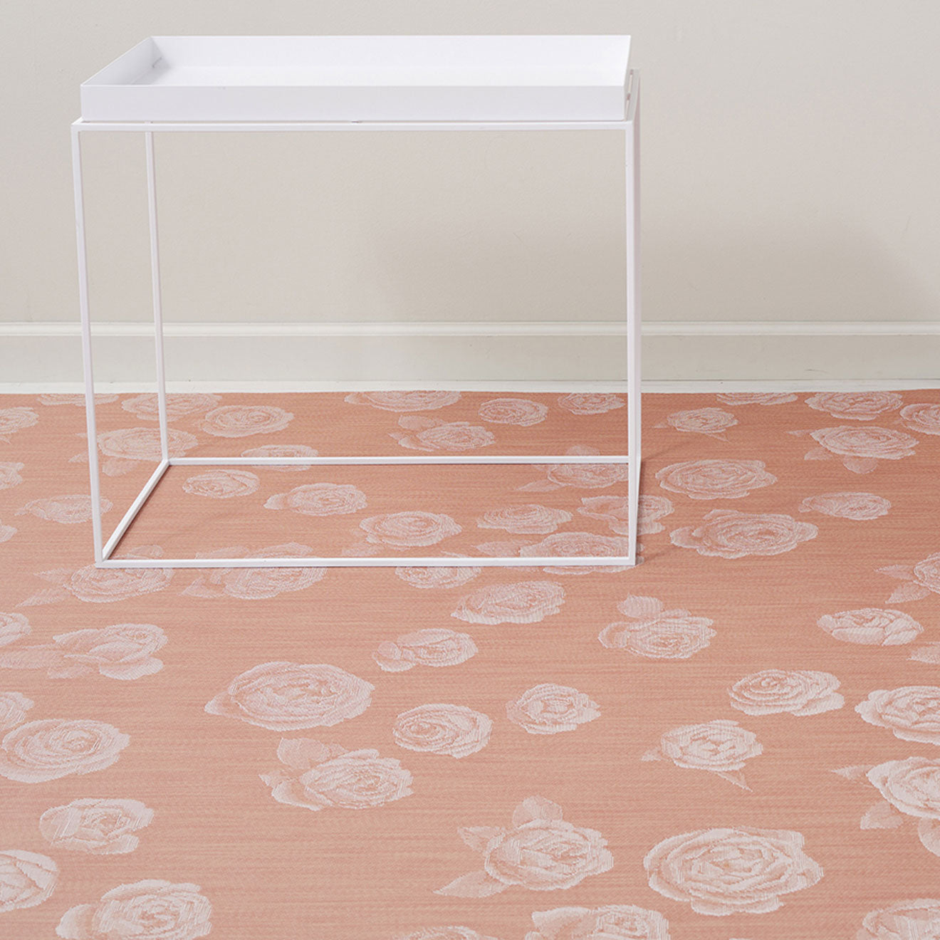 Rosette Rugs - Burnt Coral With Prop