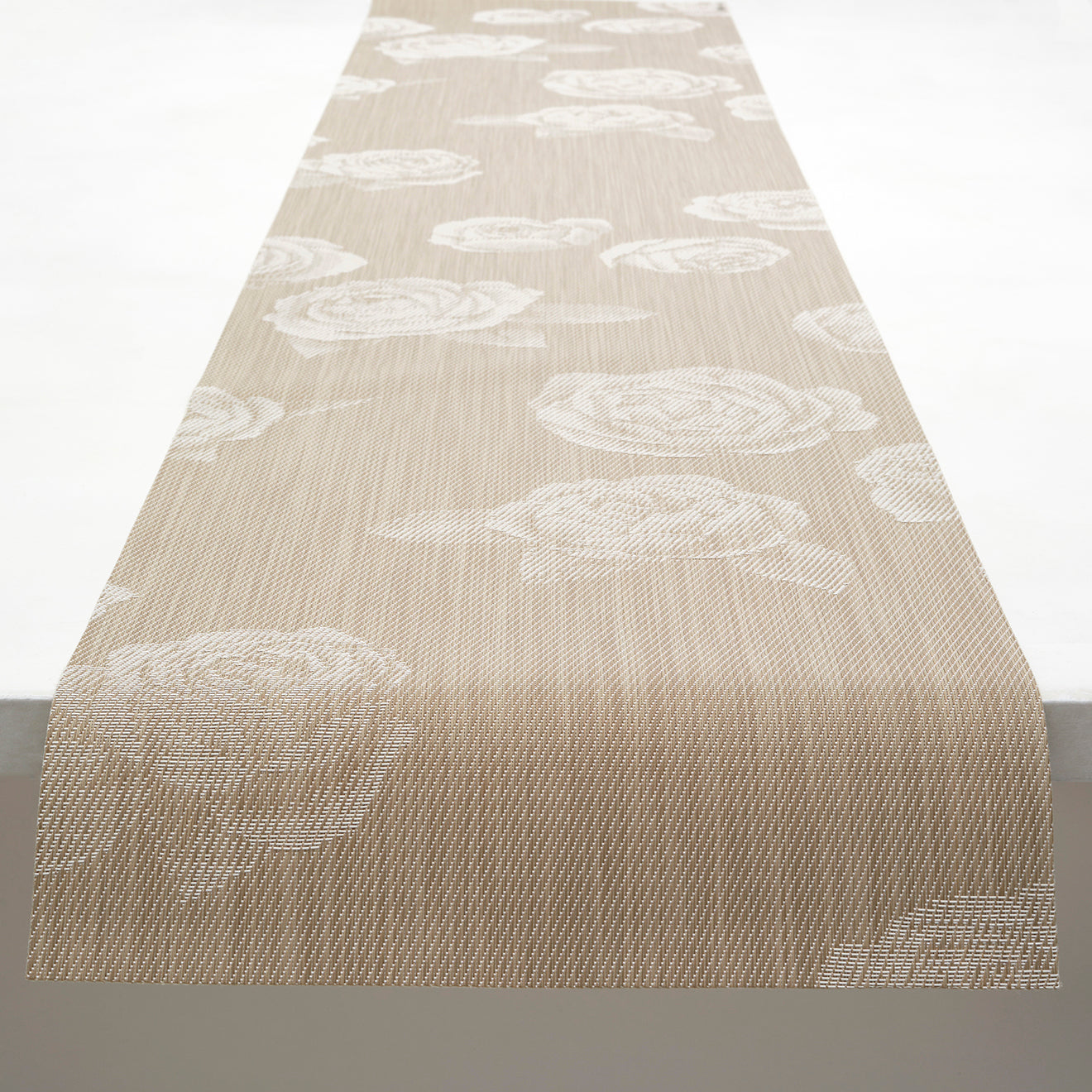 Rosette Table Runners - Flax With Prop