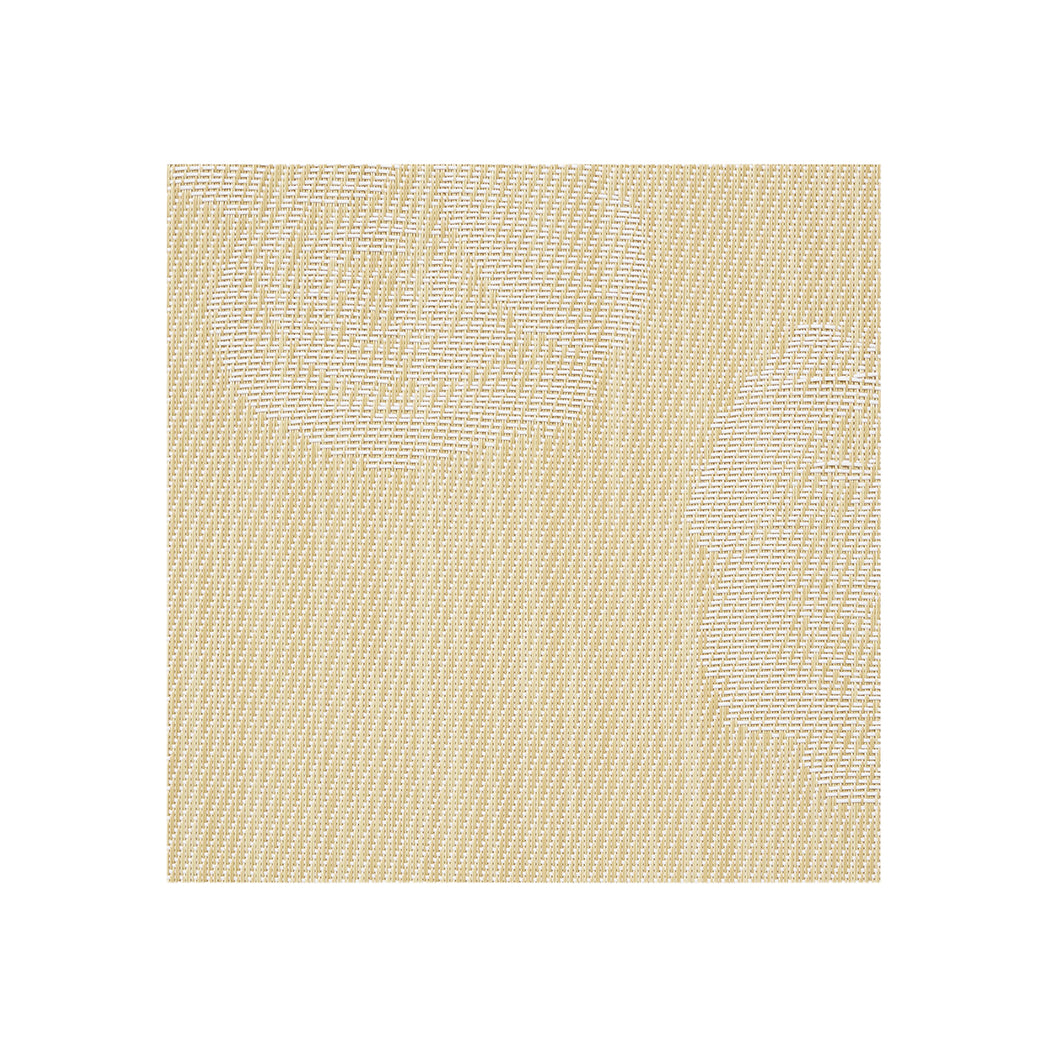 Detail image of Chilewich woven material showcasing texture, color, and pattern of the terrastrand yarn weave.