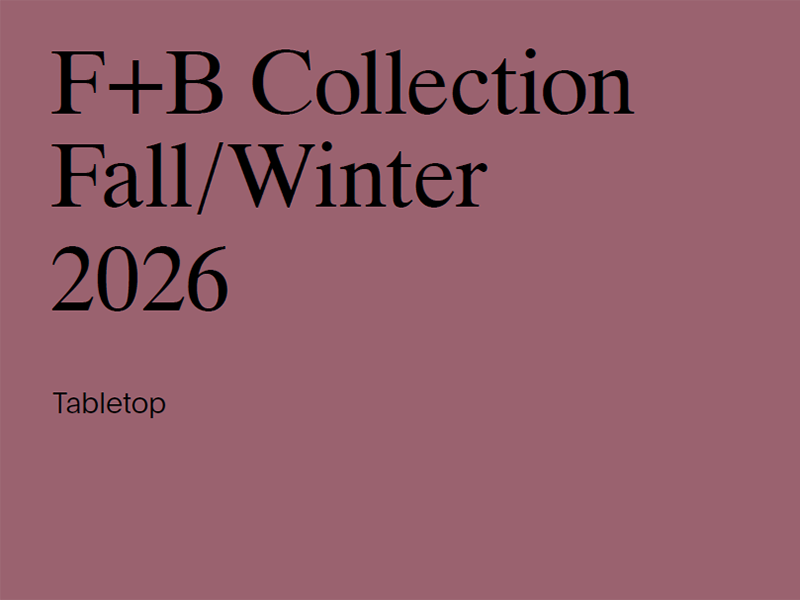 Fall/Winter 2026 Tabletop Catalog