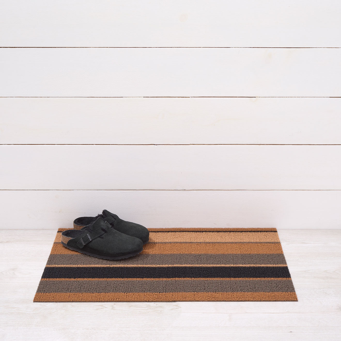 Bolt Stripe Shag Mats - Honey