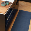 Detail image of Chilewich woven material showcasing texture, color, and pattern of the terrastrand yarn weave.